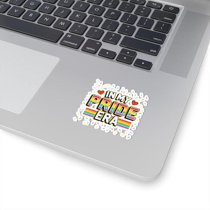 ColorFlow | In My Pride Era Sticker | Rainbow LGBTQ Vinyl Sticker | Glossy Queer Kiss Cut Sticker | Gay Pride Decor | Laptop Sticker Gift