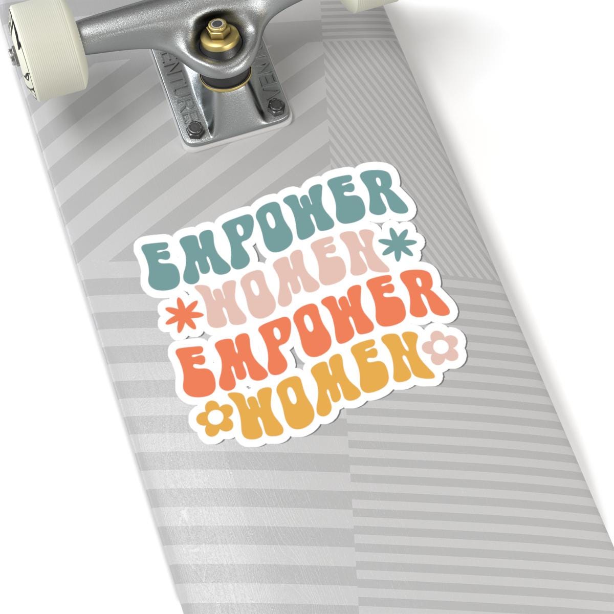 Empower Women Kiss-Cut Stickers, Feminist Laptop Decals, Inspirational Art (Glossy Finish)