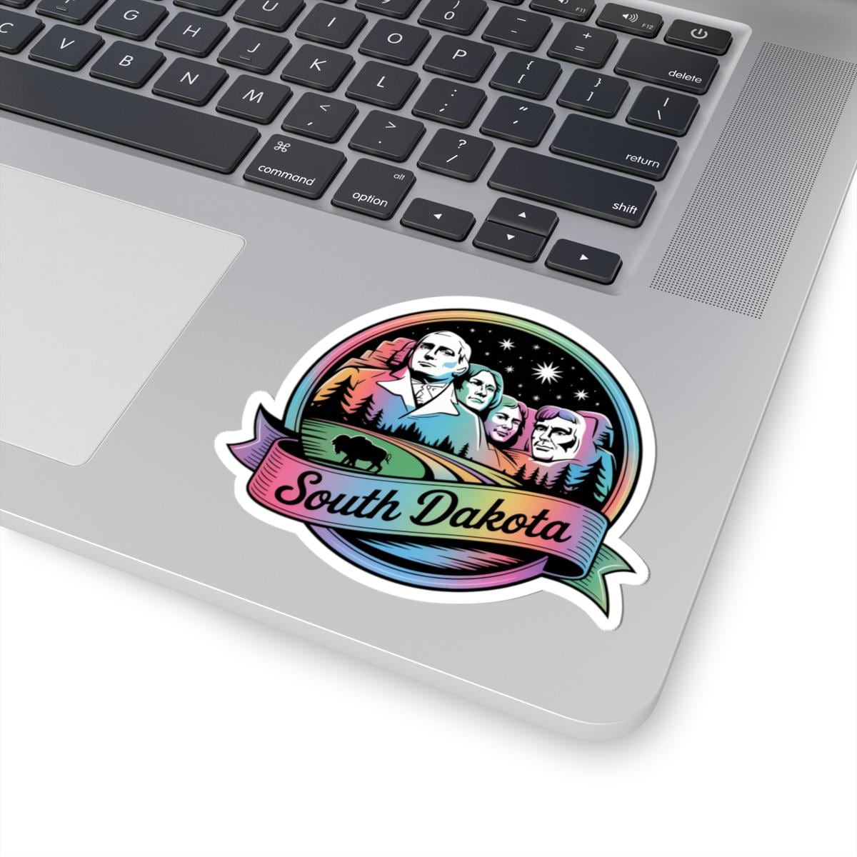 South Dakota Mount Rushmore Night Sky Vinyl Sticker | Black Hills Travel Decal