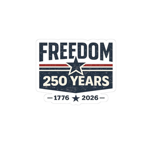 ColorFlow | Freedom 250 America Vintage Patriotic Star Anniversary Vinyl Sticker