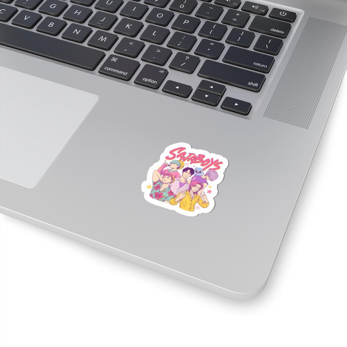 ColorFlow | Sataboys Kpop Inspired Anime Boy Band Art Vinyl Sticker