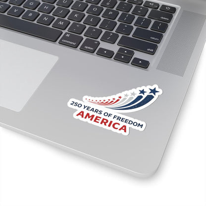 ColorFlow | 250 Years of Freedom America Patriotic Shooting Stars Vinyl Sticker
