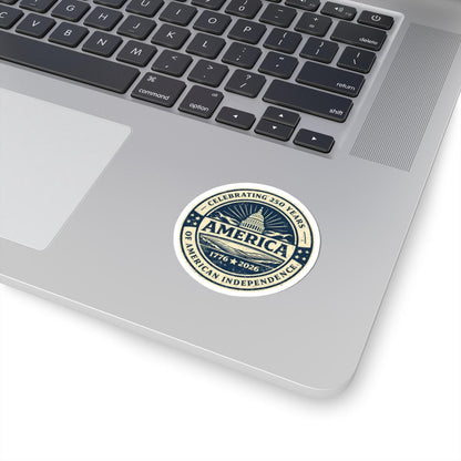 ColorFlow | Celebrating 250 Years of America Independence Patriotic Capitol Vinyl Sticker