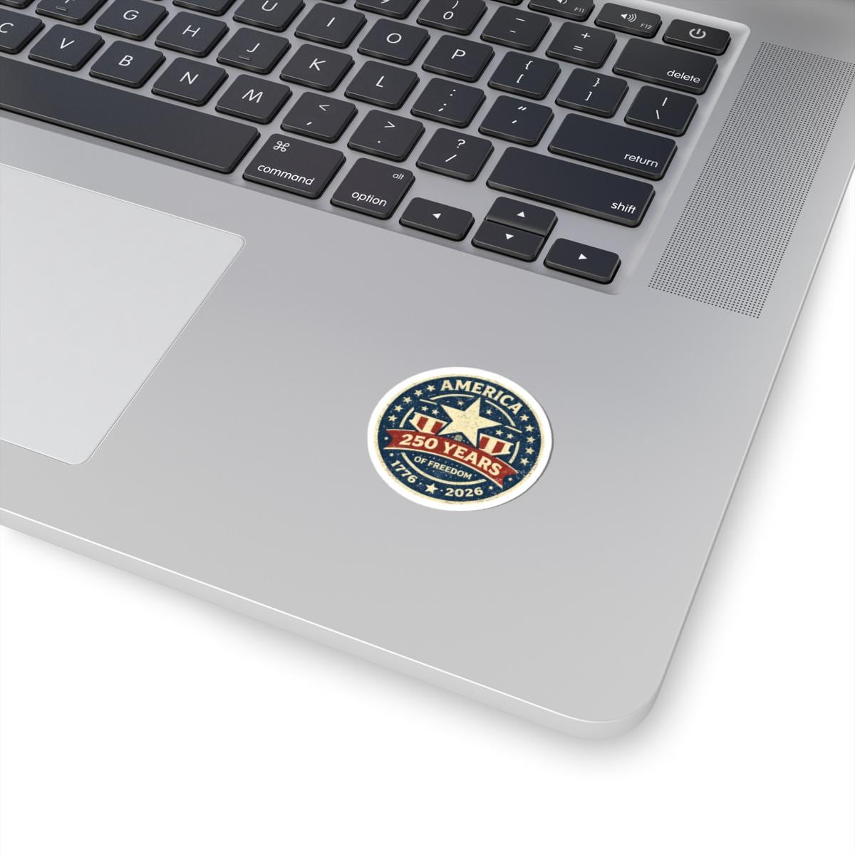 ColorFlow | America 250 Years Freedom Patriotic Star Shield Anniversary Vinyl Sticker