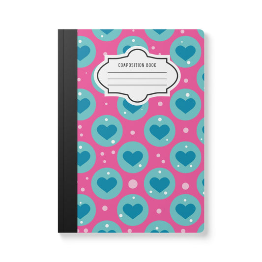 ColorFlow Blue Heart Notebook | Journaling, School, Creative Stationery