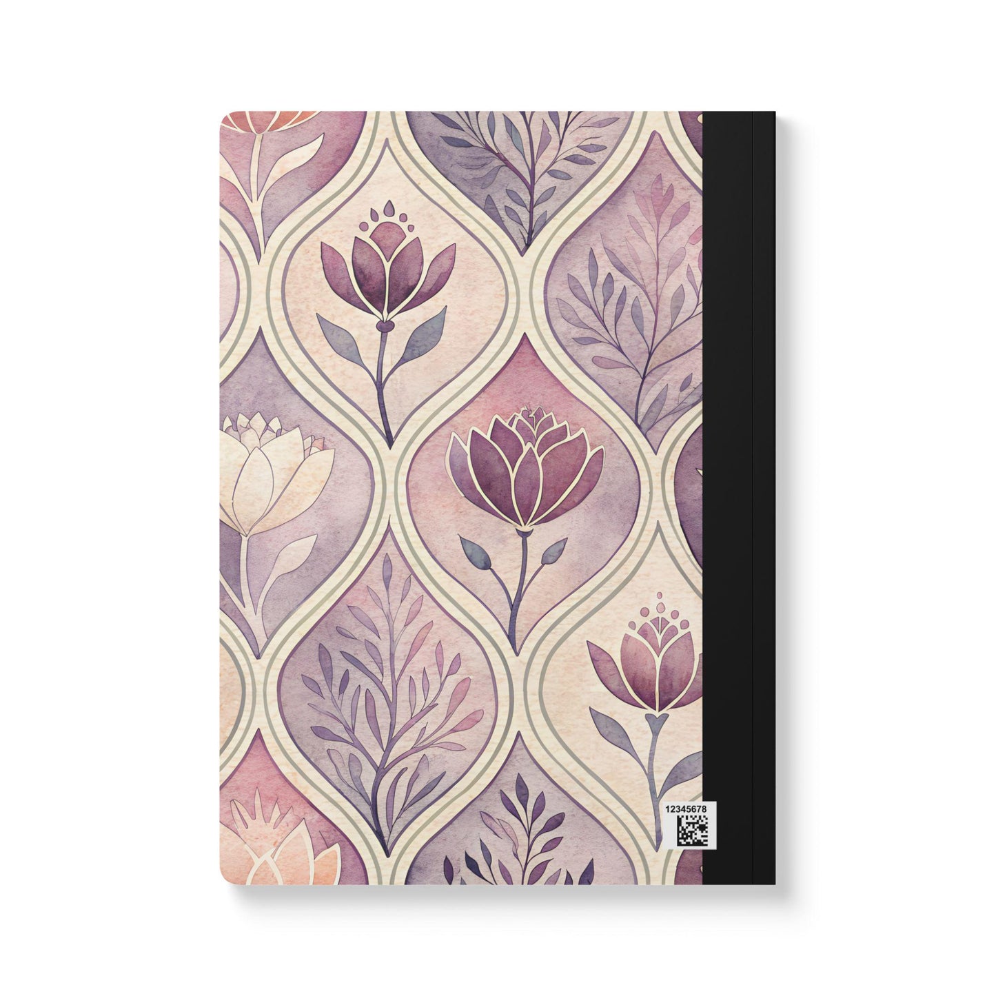 Blush Floral Composition Notebook | College Ruled Journal, Elegant Writing Notebook