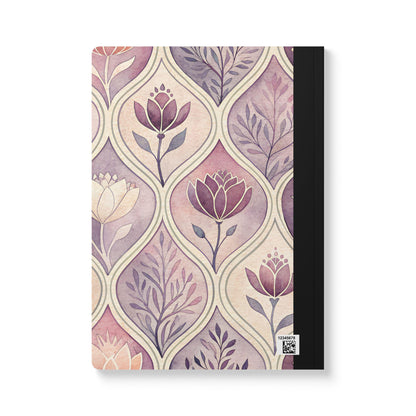 Blush Floral Composition Notebook | College Ruled Journal, Elegant Writing Notebook