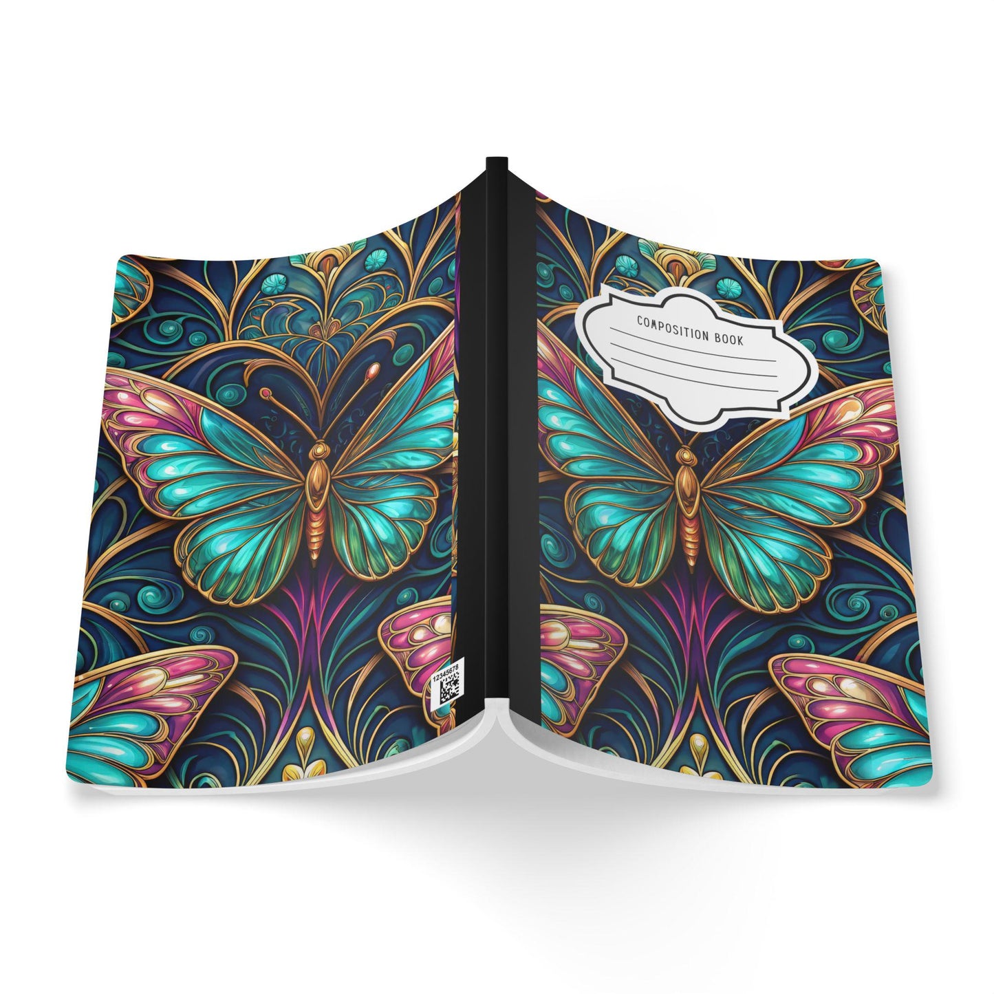 ColorFlow Butterfly Composition Notebook | Art Journal for Writing, School, Inspiration