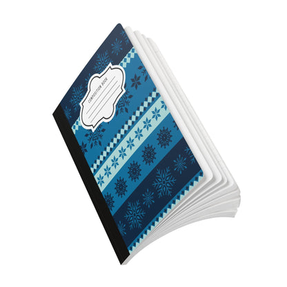 ColorFlow | Winter Snowflake Composition Notebook College Ruled Journal for School Office Writing and Journaling