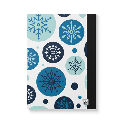Snowflake Circles Composition Notebook | College Ruled Journal for School, Office, Holiday Writing