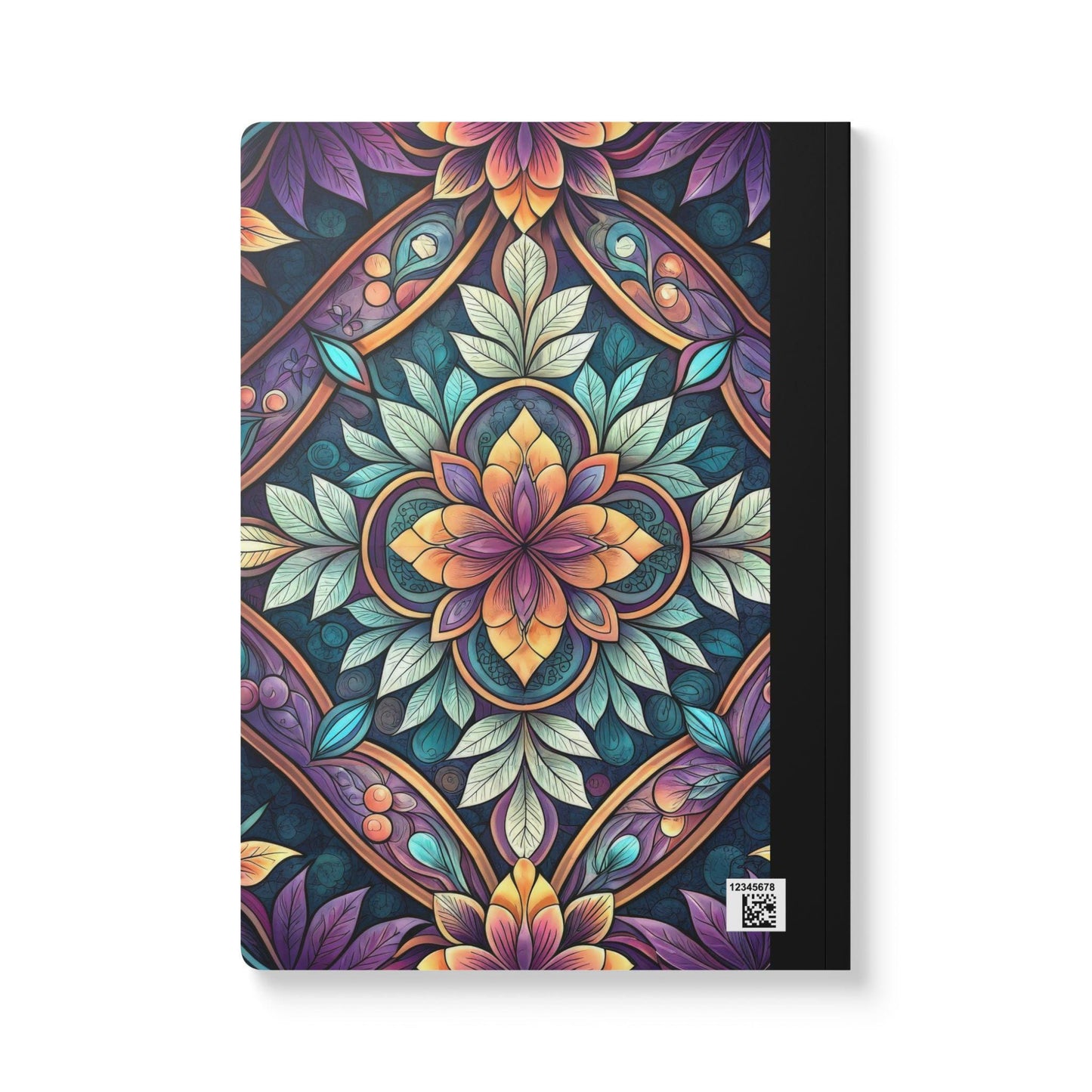 Ornate Mandala Garden Composition Notebook | Elegant Floral Journal (7.5x9.75 inches)