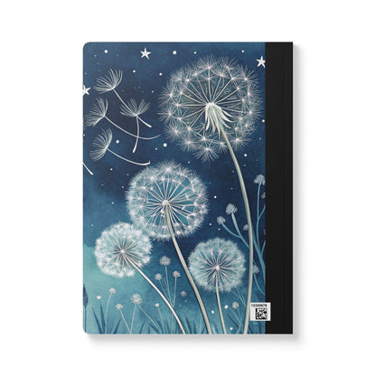 ColorFlow | Midnight Dandelion Composition Notebook College Ruled Journal for Students Professionals and Writers