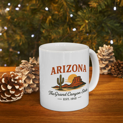 Arizona Grand Canyon State Mug | Desert Sunset Ceramic Coffee Cup