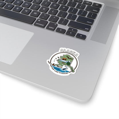 Alaska The Last Frontier Vinyl Sticker | Waterproof Durable Decal USA