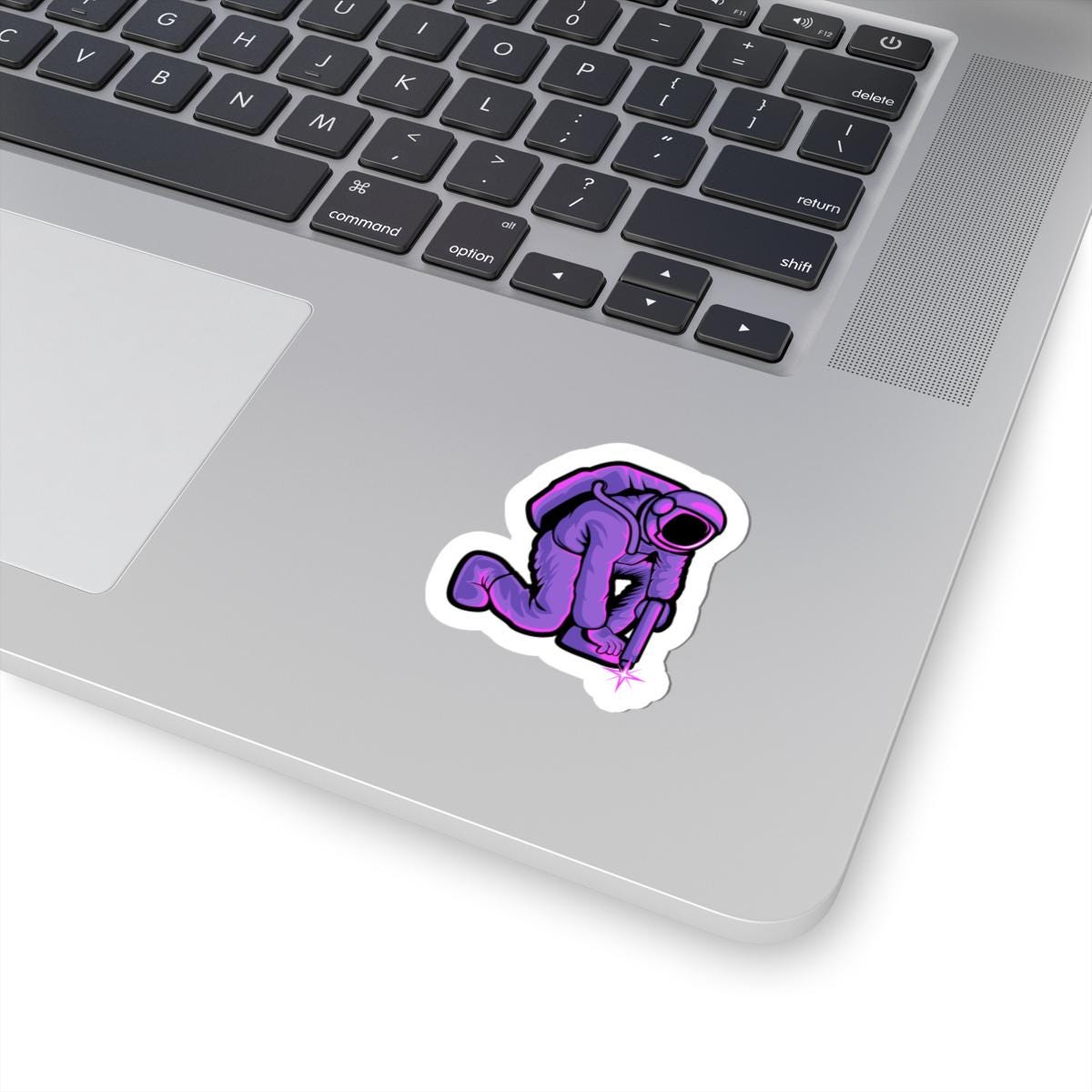 Astronaut Welding Sticker | Cosmic Space Worker Vinyl Decal | Sci Fi Art Gift