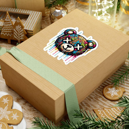 Graffiti Bear Vinyl Sticker | Urban Streetwear, Waterproof Art (Glossy or Matte)