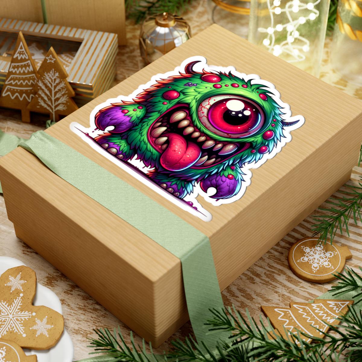 ColorFlow Monster Vinyl Sticker | Waterproof Art Decal for Laptops, Bottles