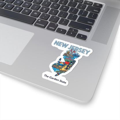 New Jersey Vinyl Sticker | Garden State Decal, Waterproof, Made in USA