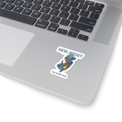New Jersey Vinyl Sticker | Garden State Decal, Waterproof, Made in USA