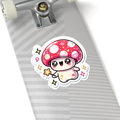 Magical Kawaii Mushroom Sticker | Fairycore Toadstool Vinyl Decal