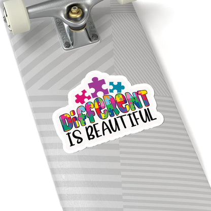ColorFlow Autism Sticker | Puzzle Pieces "Different Is " Vinyl
