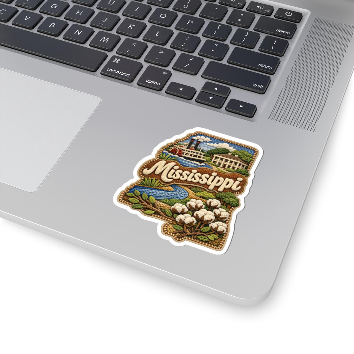 ColorFlow | Mississippi Delta Story Vinyl Sticker | Cotton Fields River Bends and Southern Legacy Art
