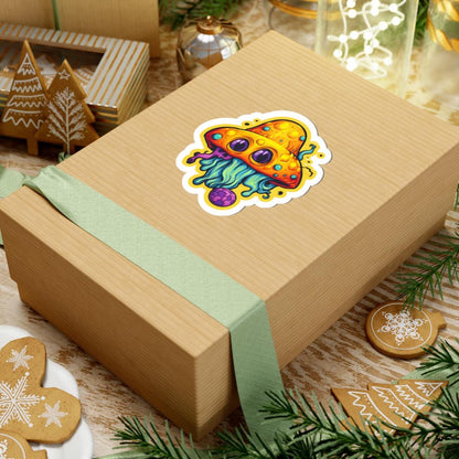 Psychedelic Mushroom Sticker | Waterproof Vinyl Art Decal (Glossy/Matte/Holographic)