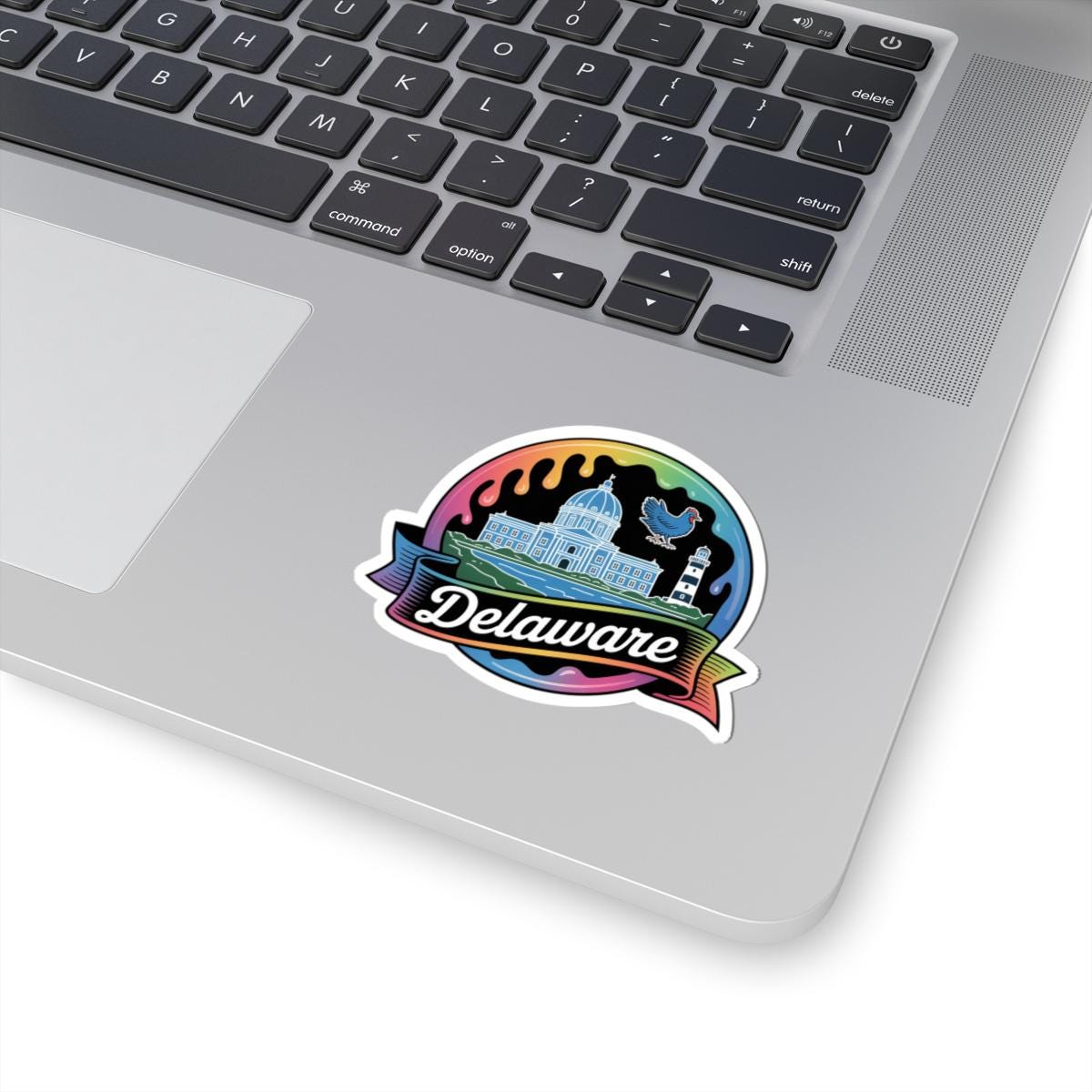 ColorFlow | Delaware Historic Capitol Coastal Vinyl Sticker | First State Landmark Travel Art Decal