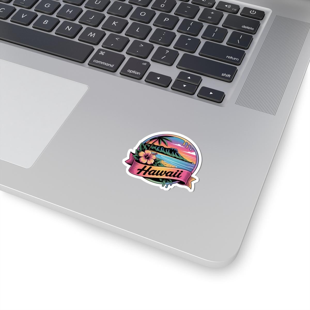 ColorFlow | Hawaii Tropical Beach Sunset Vinyl Sticker | Island Paradise Ocean Travel Art Decal