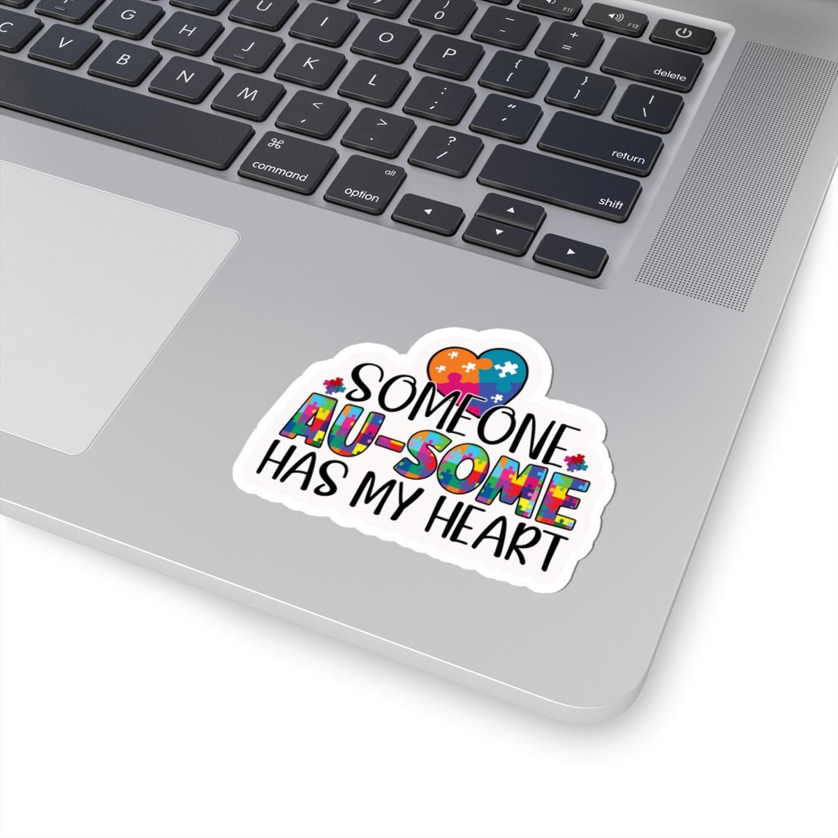 ColorFlow | Someone Au Some Has My Heart Vinyl Sticker | Playful Autism Love Puzzle