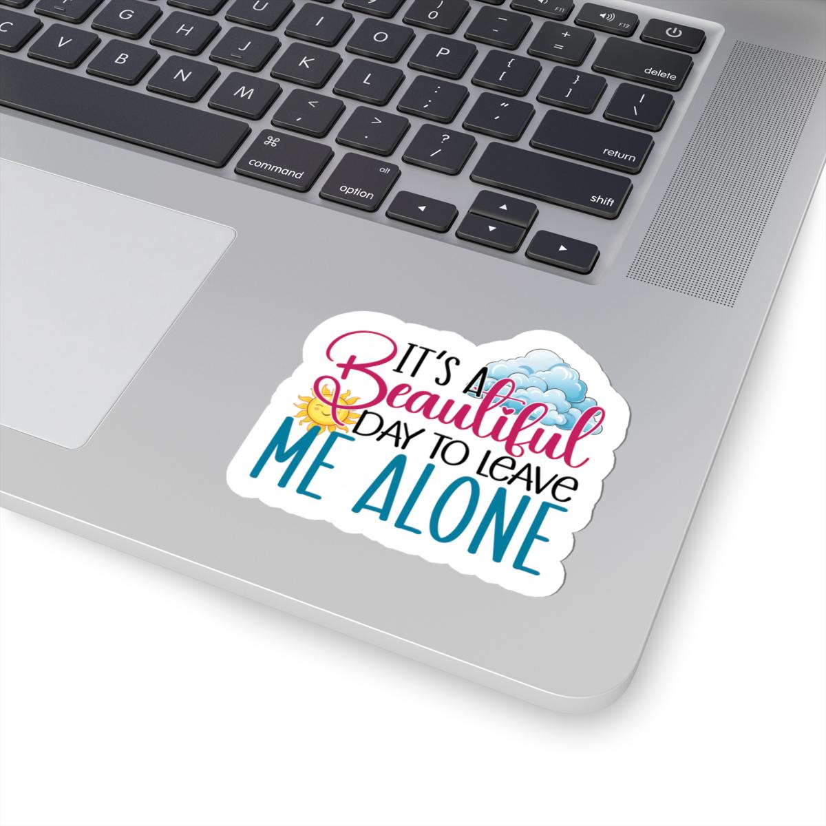 Introvert Sticker | Funny "Leave Me Alone" Decal, Laptop, Water Bottle