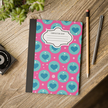 ColorFlow Blue Heart Notebook | Journaling, School, Creative Stationery