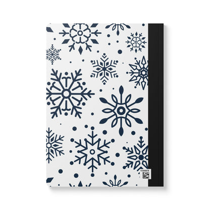 White Snowflake Composition Notebook | College Ruled Journal for School, Office, Holiday