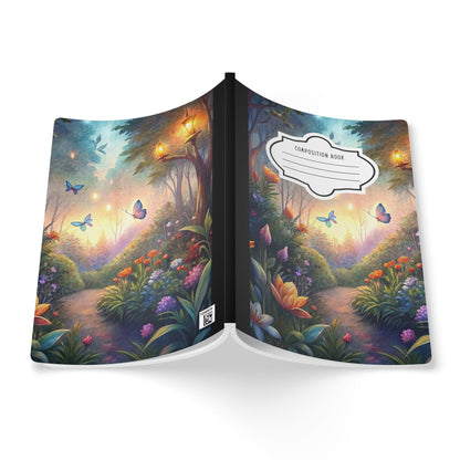 ColorFlow | Pastel Sky Butterfly Composition Notebook Watercolor Journal Aesthetic Writing Book for School or Office