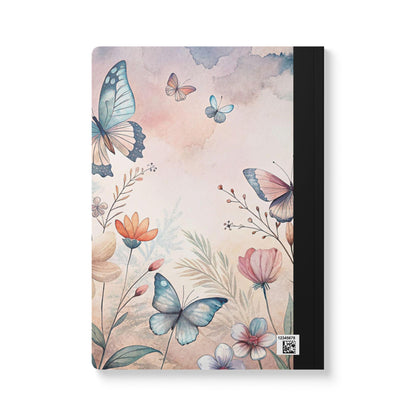 Sky Garden Butterfly Composition Notebook | Pastel Floral Journal for Writing